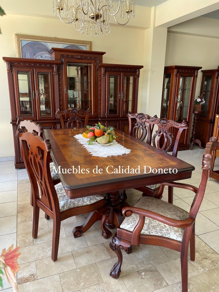 Comedor Chippendale lll de 6 sillas