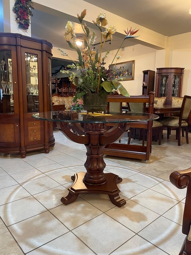 Mesa Elizabeth Con Cristal De 1.20 Mts