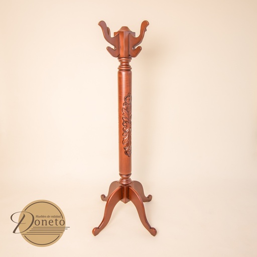 Perchero Abraham tallado